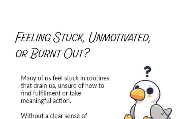 Start with Self product landing